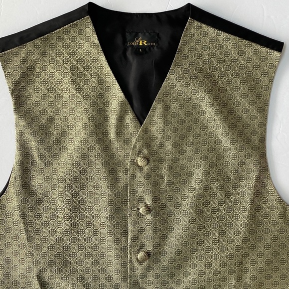 EUC Men's Formal Vest w Bow Tie 2 pc. - Picture 5 of 13